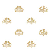 Formal Shell Allover Pattern Wall Stencil by DeeSigns