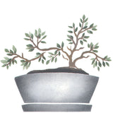 Bonsai Tree Wall Stencil by DeeSigns