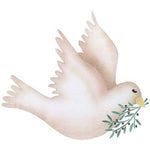 Dove with Olive Twig Wall Stencil
