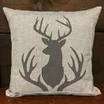 Buck Mount and Antlers Stencil (10 mil plastic)
