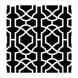 Moroccan Trellis Allover Stencil Pattern