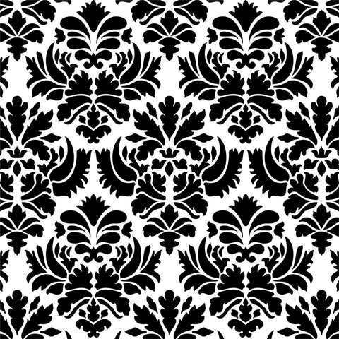 Damask All Over Pattern Stencil (10 mil plastic)