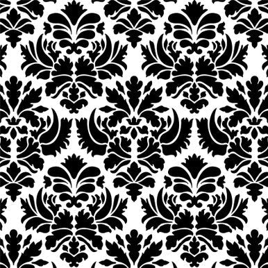 Damask All Over Pattern Stencil (10 mil plastic)