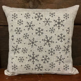 Snowflakes Allover Pattern Stencil (10 mil plastic) Pillow