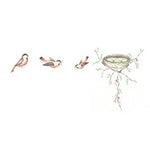 Chickadees & Nest Stencil