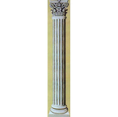 Large Corinthian Column Wall Stencil by Jeff Raum