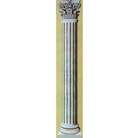 Large Corinthian Column Wall Stencil by Jeff Raum