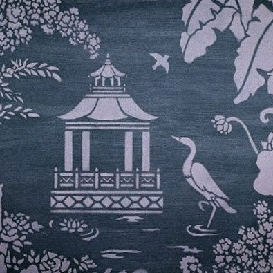 Pagoda Insert Wall Stencil for Oriental Toile by Jeff Raum