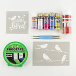 Mama Bird Stencil Project  Kit