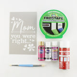 Mom is Right Stencil Kit Contents