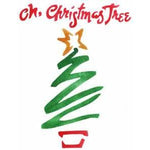 Oh Christmas Tree Stencil