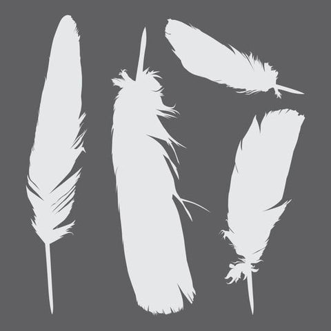 Feathers Mini Stencil
