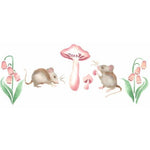 Mice and Mushrooms Stencil