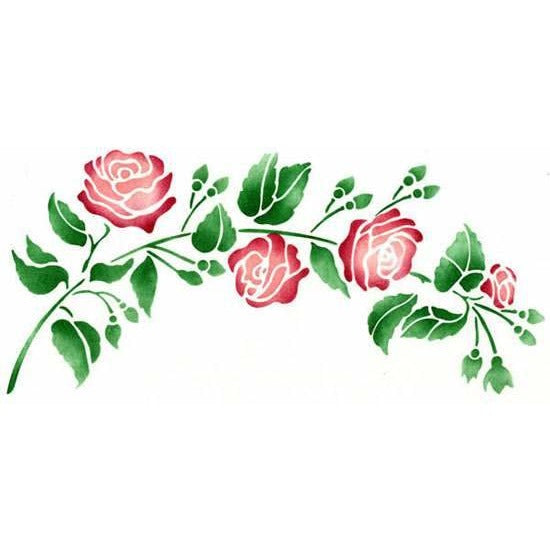 Rose Stencil-mylar Stencil-assorted Sizes-craft-stencils for 