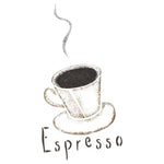 Espresso Cup Stencil