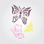 Butterfly Dance Stencil