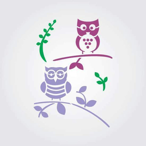 Owls Stencil Package
