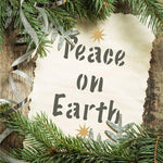 Peace On Earth Craft Stencil