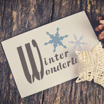 Winter Wonderland Stencil