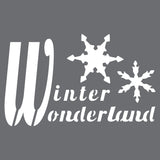 Winter Wonderland Wall Stencil