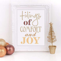 Comfort and Joy Stencil