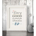 Every Good and Perfect Gift is from Above Craft Stencil