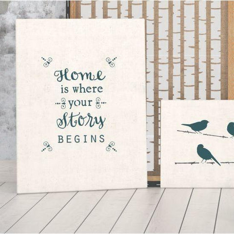 Home Is Where Your Story Begins Expression Craft Stencil