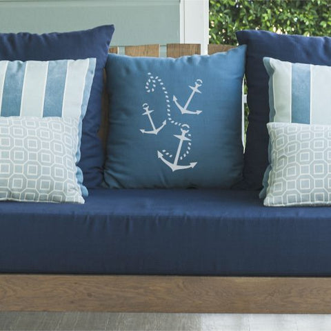 Rope and Anchor Pillow Stencils