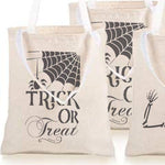 stenciled Trick or Treat Bag
