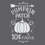 Pumpkin Patch Halloween Stencil