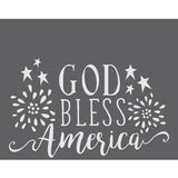 God Bless America-2 Stencil