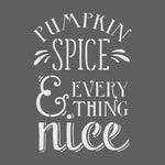 Pumpkin & Spice Craft Stencil