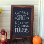 Pumpkin and Spice Wall Stencil