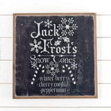 Jack Frost Craft Stencil