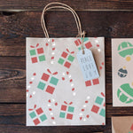 Christmas Presents Gift Wrap Stencil Kit