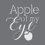 Apple of My Eye Craft Stencil