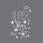 Super Star Craft Stencil
