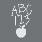 ABC and 123 Craft Stencil for decorating and crafting your classrooms and preschools