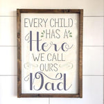 Every Child Has a Hero Craft Stencil
