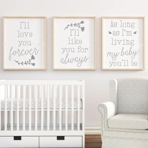 My Baby You'll Be 3 Piece Stencil Set