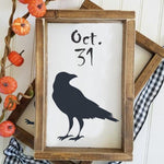 Ravens Halloween Craft Stencil