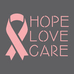 Hope Love Care Craft Stencil