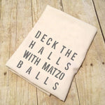 Deck the Halls with Matzo Balls Stencil