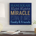 Hanukkah Phrases Stencil