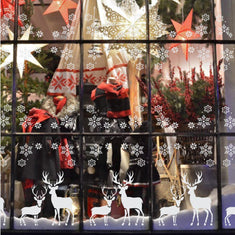Christmas Elk Window Stencil