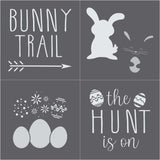 Buy your Durable Reusable 4 pack Easter Stencil Set to make crafts for your Easter Holiday