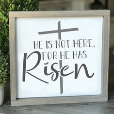 For He Has Risen Stencil
