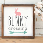 Bunny Crossing Stencil