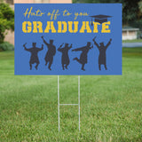 Hats off to the Graduate Sign Stencil