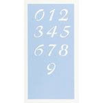 Airfoil Letter & Number Stencil Set 0-9